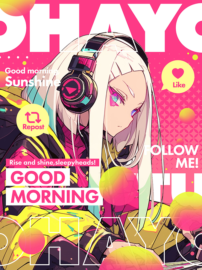 おはようVtuber素材 #POP