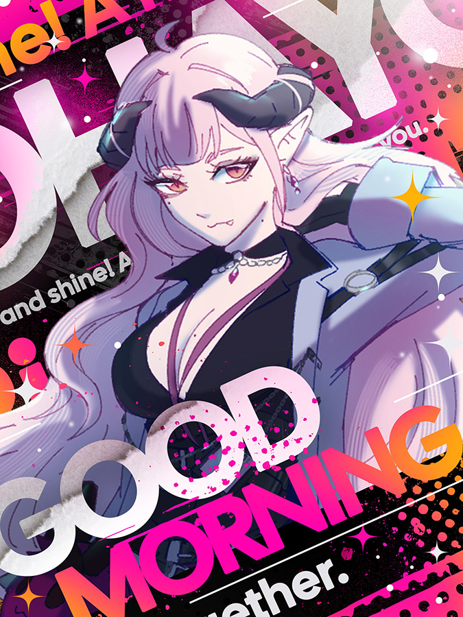 おはようVtuber素材 #POP2